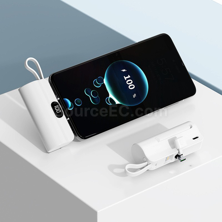 Customization Wireless Capsule Charging Bank with Phone Stand Promotional Products