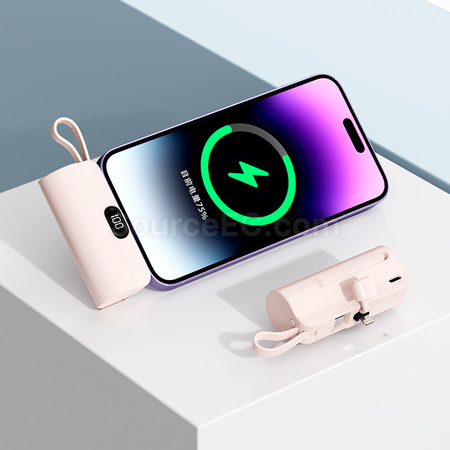 Customization Wireless Capsule Charging Bank with Phone Stand Promotional Products