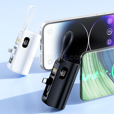 Customization Wireless Capsule Charging Bank with Phone Stand Promotional Products