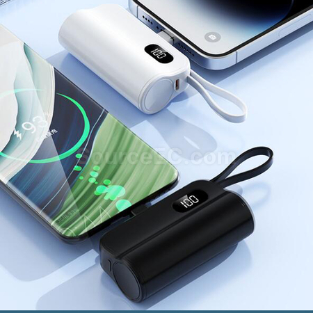 Customization Wireless Capsule Charging Bank with Phone Stand Promotional Products