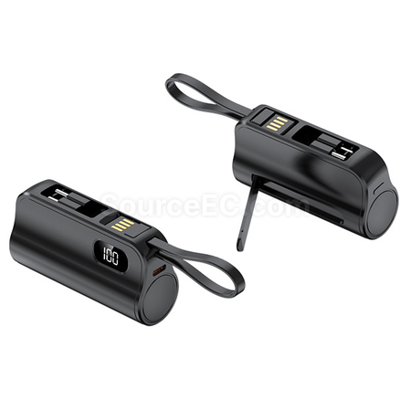 Customization Wireless Capsule Charging Bank with Phone Stand Promotional Products