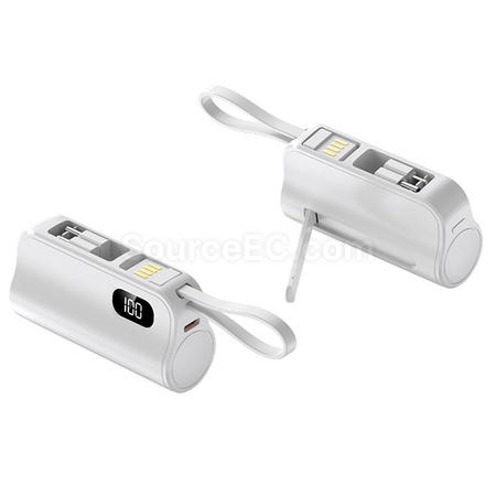 Customization Wireless Capsule Charging Bank with Phone Stand Promotional Products