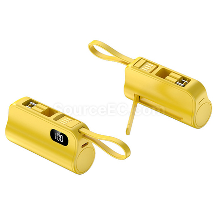 Customization Wireless Capsule Charging Bank with Phone Stand Promotional Products