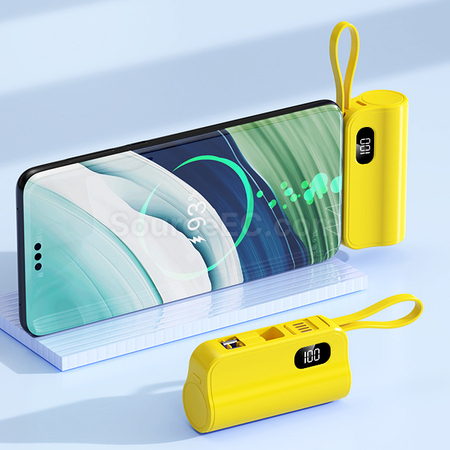 Customization Wireless Capsule Charging Bank with Phone Stand Promotional Products