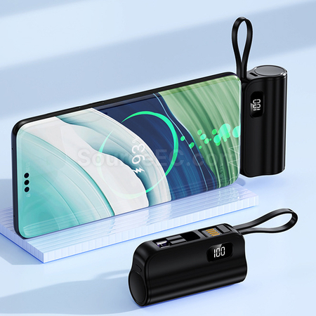 Customization Wireless Capsule Charging Bank with Phone Stand Promotional Products