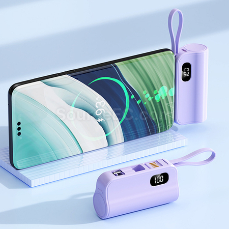 Customization Wireless Capsule Charging Bank with Phone Stand Promotional Products