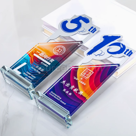 Customization Digital Crystal Metal Trophy Promotional Products