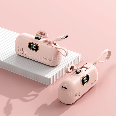 Customization Wireless Capsule Charging Bank Promotional Products