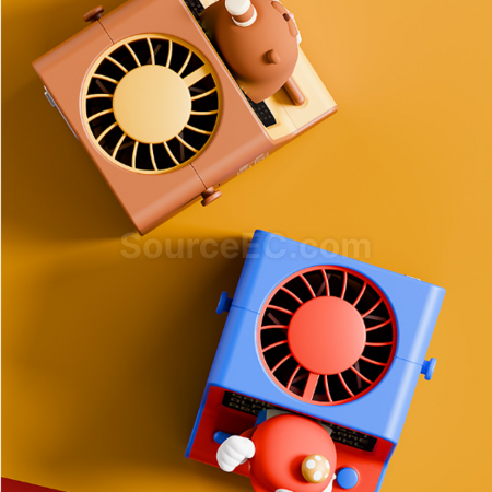 Customization Cute game console fan neck Promotional Products
