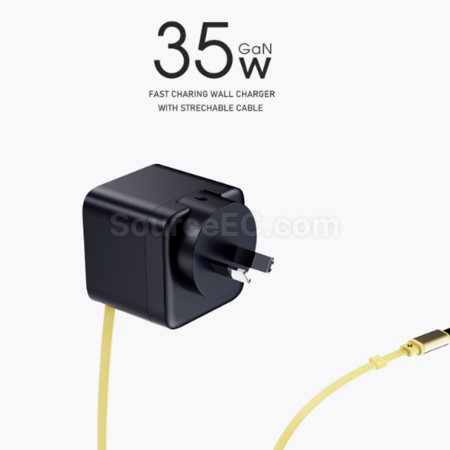 Customization Mini charging head with built-in extension cable type-c Promotional Products