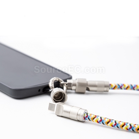 Customization Two-in-1 Charging Mobile Phone Rope Promotional Products