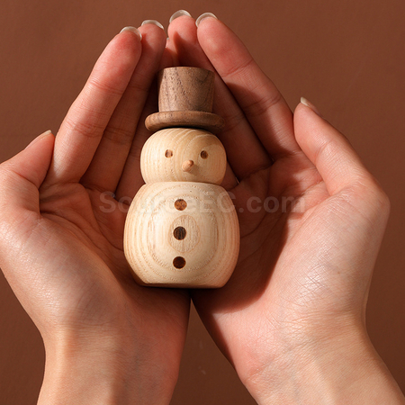 Customization Snow Man Aroma Wood Promotional Products