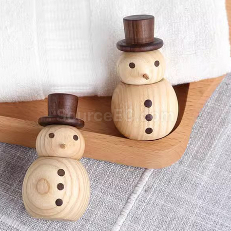 Customization Snow Man Aroma Wood Promotional Products