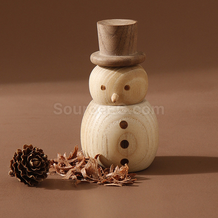 Customization Snow Man Aroma Wood Promotional Products