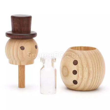 Customization Snow Man Aroma Wood Promotional Products