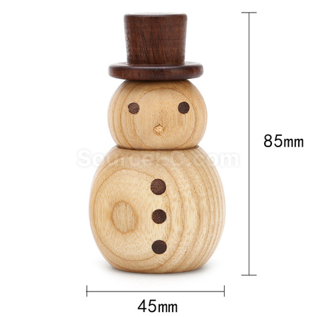 Customization Snow Man Aroma Wood Promotional Products