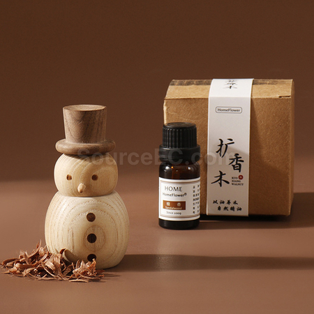 Customization Snow Man Aroma Wood Promotional Products