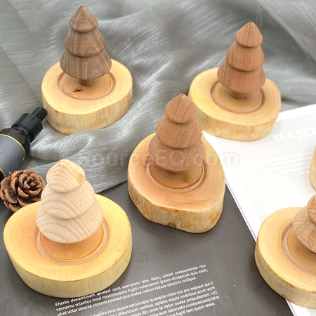Customization Christmas Tree Aroma Wood Promotional Products