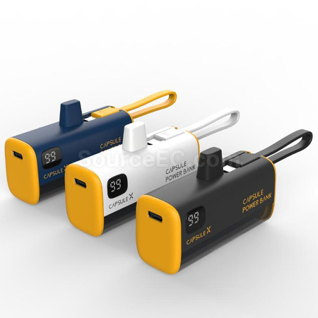 Customization Wireless Capsule Charging Bank Promotional Products