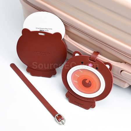 Customization Cartoon PU Luggage Tag Promotional Products