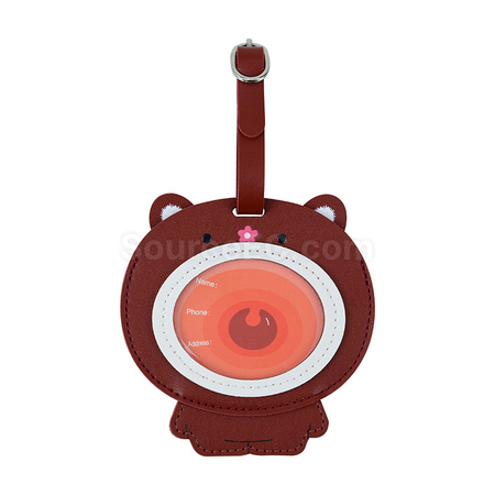 Customization Cartoon PU Luggage Tag Promotional Products
