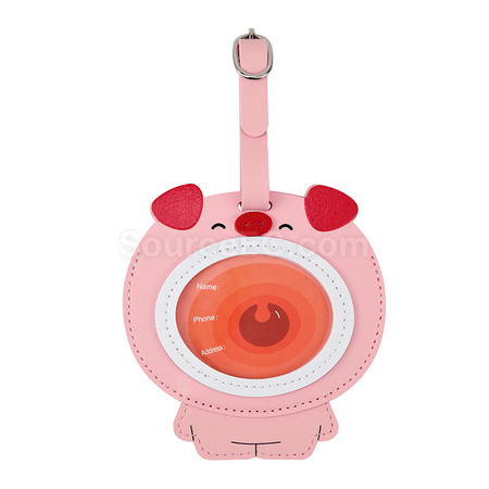 Customization Cartoon PU Luggage Tag Promotional Products