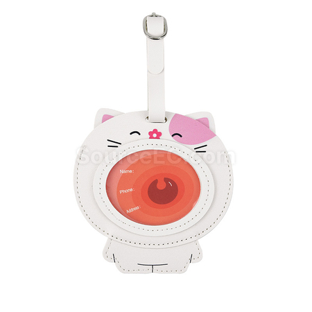 Customization Cartoon PU Luggage Tag Promotional Products