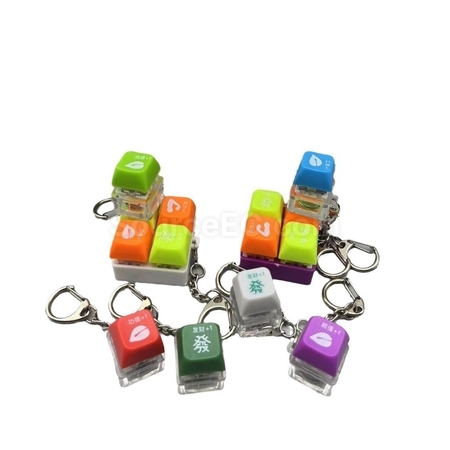Customization Unzip Button Keychain Promotional Products