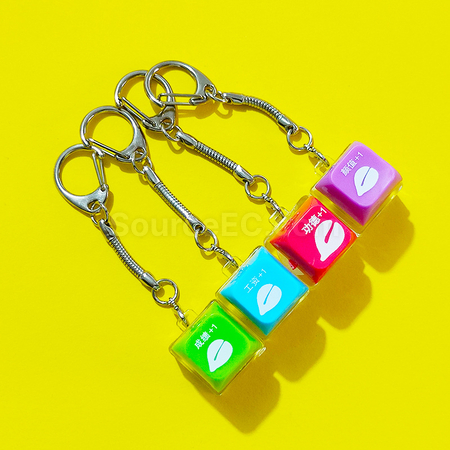 Customization Unzip Button Keychain Promotional Products