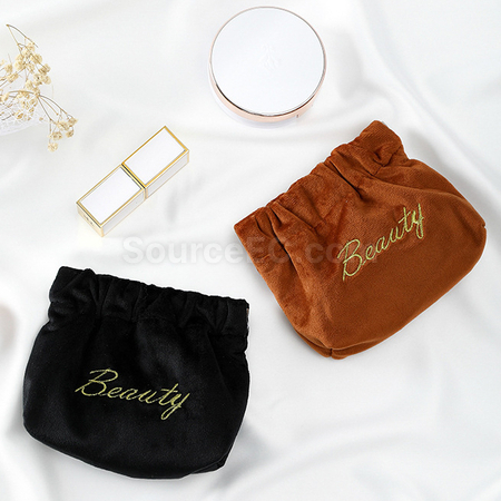Customization Velvet Automatic Closure Portable Storage Bag Promotional Products