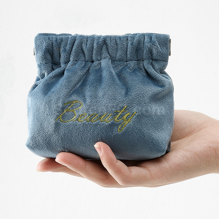 Customization Velvet Automatic Closure Portable Storage Bag Promotional Products