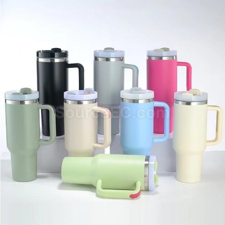 Customization Magnetic Leak-Proof sealed Mobile Phone Holder Multifunctional Silicone Cup Cover Stainless Steel Cup Promotional Products