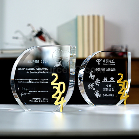 Customization Colour Printing Crystal Trophy Promotional Products