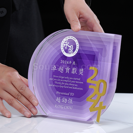 Customization Colour Printing Crystal Trophy Promotional Products