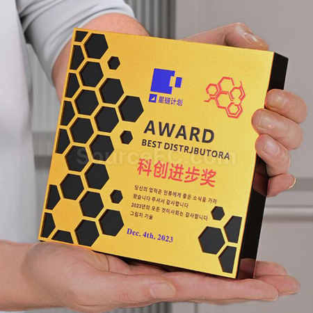 Customization Medal Crystal Plaque Promotional Products