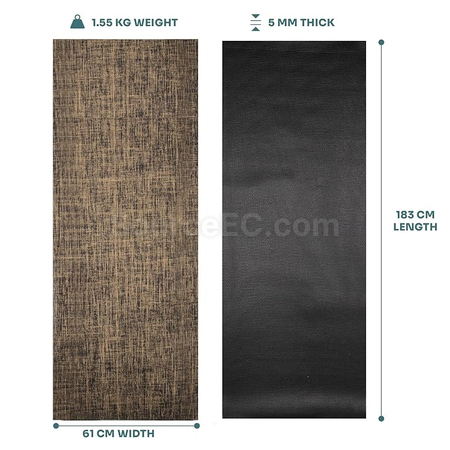 Customization PVC Jute Yoga Mat Promotional Products