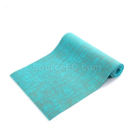 Customization PVC Jute Yoga Mat Promotional Products