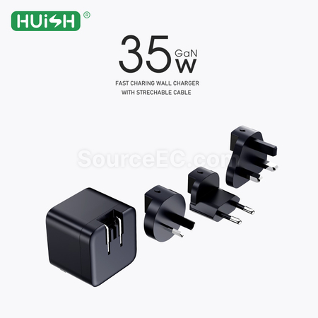Customization Mini charging head with built-in extension cable type-c Promotional Products