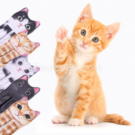 Customization Creative Realistic Dog and Cat Hanging Hand Towel Promotional Products