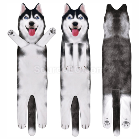 Customization Creative Realistic Dog and Cat Hanging Hand Towel Promotional Products