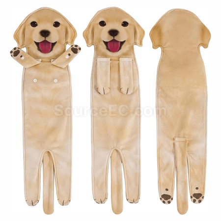 Customization Creative Realistic Dog and Cat Hanging Hand Towel Promotional Products
