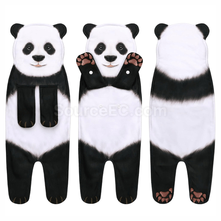 Customization Creative Realistic Dog and Cat Hanging Hand Towel Promotional Products