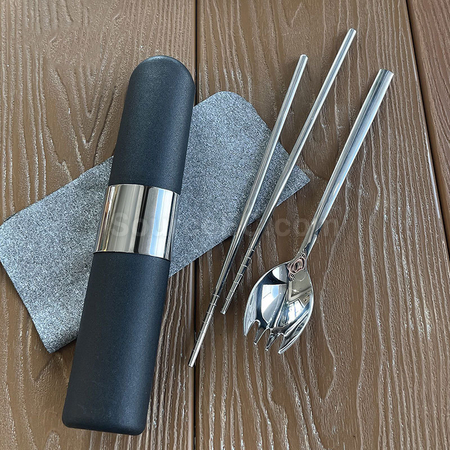 Customization 2 in 1 Tableware with Tube Promotional Products