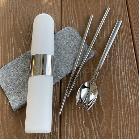 Customization 2 in 1 Tableware with Tube Promotional Products