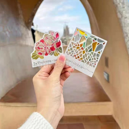Customization Hollow Glazed Paint Magnet Bookmark Promotional Products