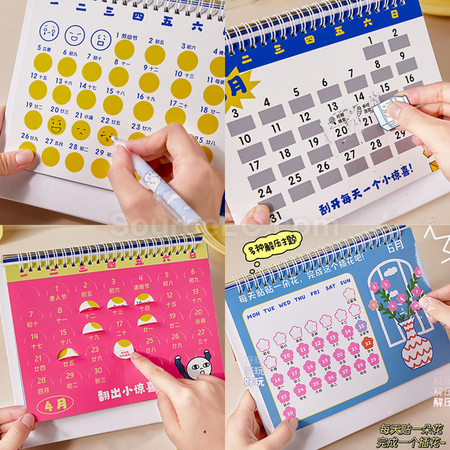 Customization Creative Decompression Desk Calendar Promotional Products