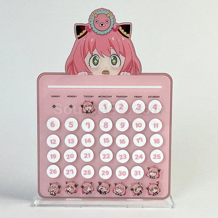 Customization Magnetic Customized Acrylic Calendar Promotional Products