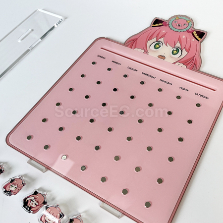 Customization Magnetic Customized Acrylic Calendar Promotional Products