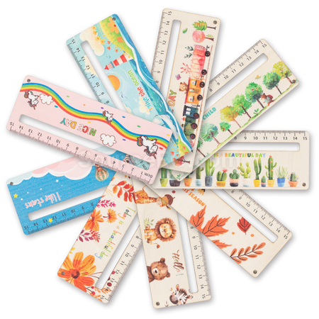 Customization Reading Wooden Ruler Promotional Products