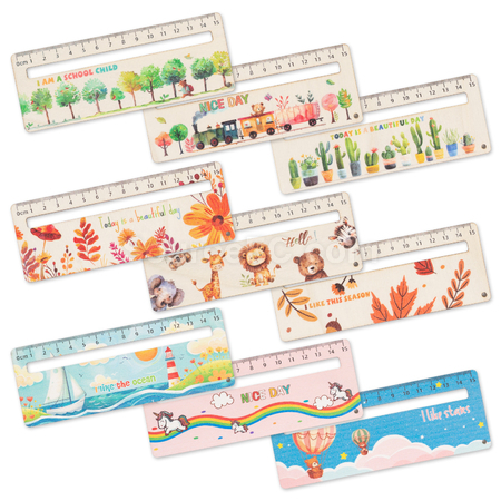 Customization Reading Wooden Ruler Promotional Products